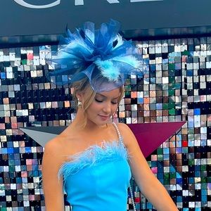 Navy blue Kentucky Derby Fascinator